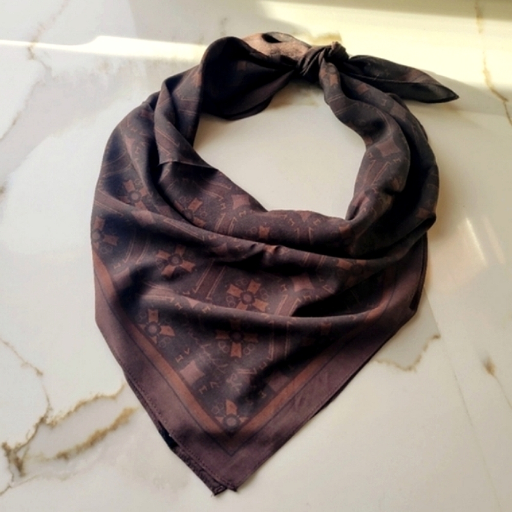 EUC Michael Stars Dylan Bandana Scarf in Multitobaco